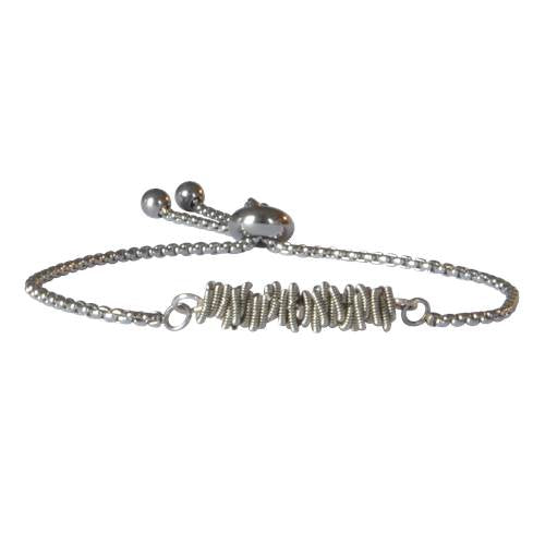 Aria Staccato Bracelet - Silver by High Strung Studio