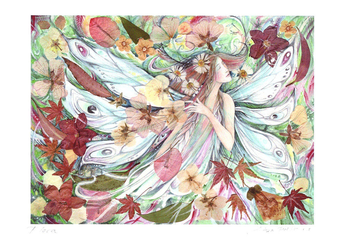Flora Reproduction by Liza Paizis – Outside the Lines Art Gallery