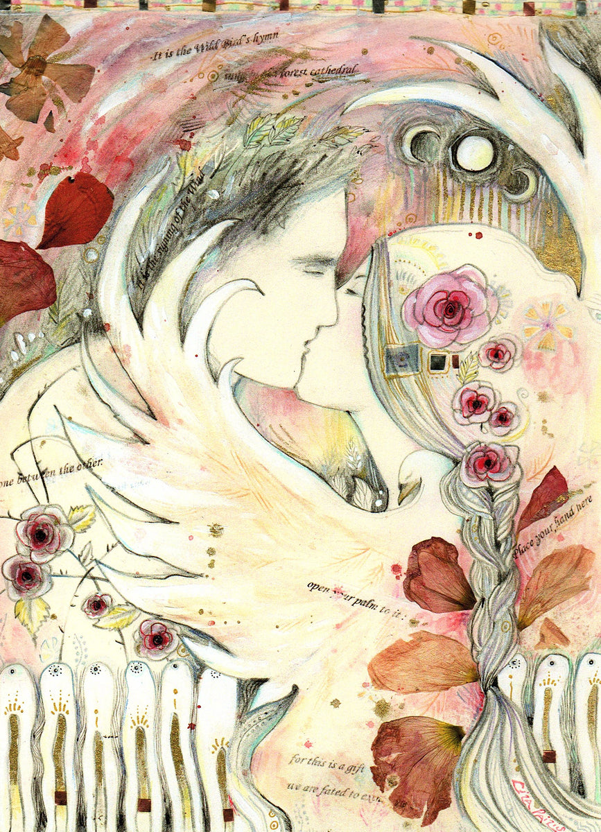 Lover's Tryst Reproduction by Liza Paizis – Outside the Lines Art Gallery