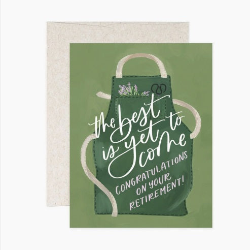 Apron Retirement Card by 1canoe2