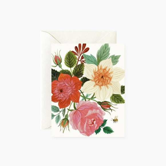 Classy Florals Greeting Card by Oana Befort
