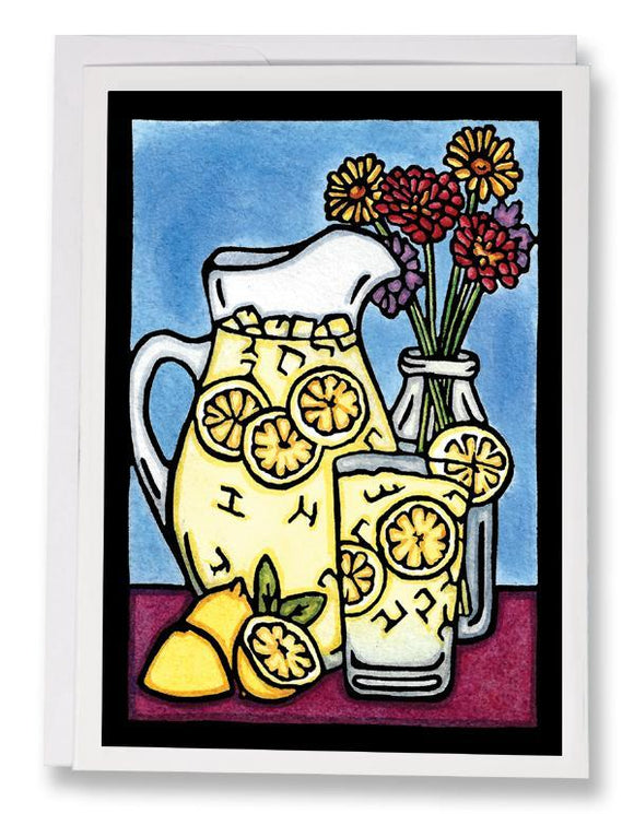 Lemonade Greeting Card by Sarah Angst