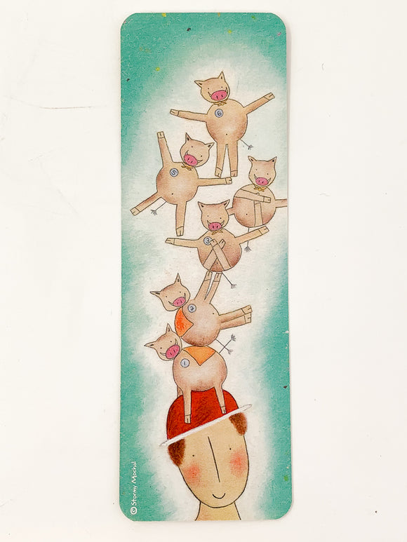 Great Boar Capers Bookmark by Stormy Mochal