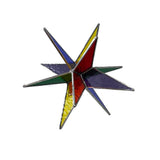 Rainbow Glass Star by David Acierno