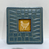 Chicken Coaster by Macone Clay