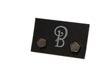 Diatom Stud Earrings #6 by BMF Jewelry