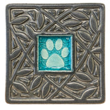 Paw Print Coaster by Macone Clay