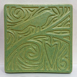 Bird/Heart Coaster by Macone Clay