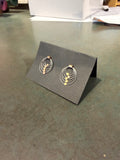 Mini Grad Circle Post Earrings by MPR Jewelry