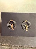 Mini Grad Circle Post Earrings by MPR Jewelry