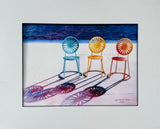 Sunburst Chairs Reproduction by JoAnne Hauser Warren