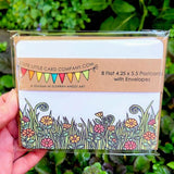 Flowers: Set of 8 Notecards by Sarah Angst