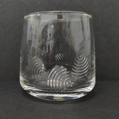 Patterned Whiskey Glass by Corey Silverman