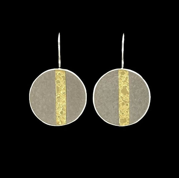 Small Color Field Earrings by Kenneth Pillsworth