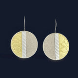 Large Color Field Earrings by Kenneth Pillsworth