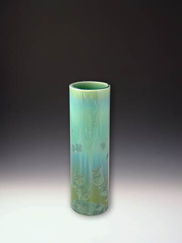 Cylinder Vase - Clover Small by Indikoi Pottery