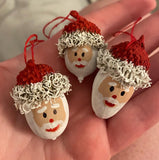 Santa Acorn Ornament by Abby Schrup