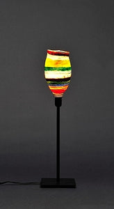 Striped Table Lamp by Jim Loewer