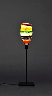 Striped Table Lamp by Jim Loewer