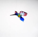 Tina Hummingbird with Dichroic Glass by WGK Glass