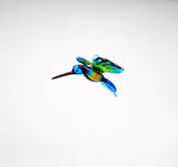 Tina Hummingbird with Dichroic Glass by WGK Glass