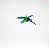 Tina Hummingbird with Dichroic Glass by WGK Glass