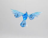 Large Hanging Blue Jay by WGK Glass