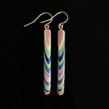 Skinny Featherwood Earrings #1033 by Buzz Coren
