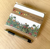 Flowers: Set of 8 Notecards by Sarah Angst