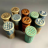 Salt and Pepper Set by Macone Clay