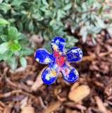 Small Copper Enamel Flower by Annabelle Noel Designs