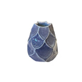 Periwinkle Faceted Vase by Roberta Polfus