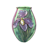 Jar with Irises by Nancy Briggs