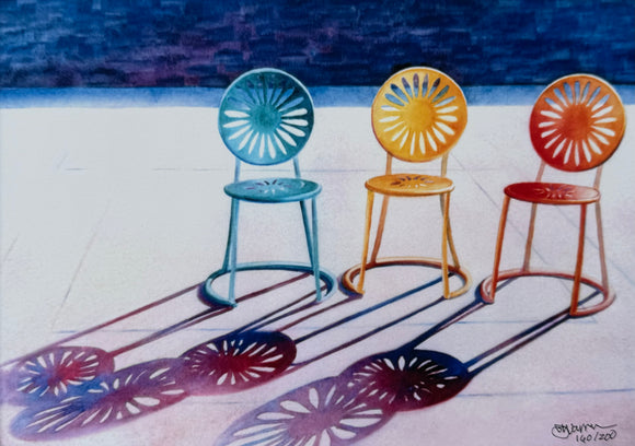 Sunburst Chairs Reproduction by JoAnne Hauser Warren