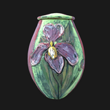 Jar with Irises by Nancy Briggs