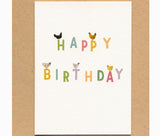 Birthday Wishes Boxed Set of 6 Greeting Cards by Beth Mueller