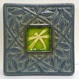 Dragonfly With Border Coaster by Macone Clay