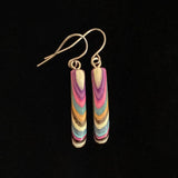 Skinny Mini Featherwood Earrings #1123 by Buzz Coren