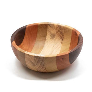 Multi-Wood Bowl by Dickinson Woodworking