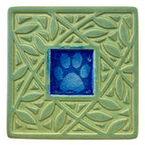 Paw Print Coaster by Macone Clay