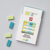 Lego Brick Erasers: Set of 8