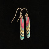 Skinny Mini Featherwood Earrings #1123 by Buzz Coren