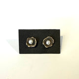 Pearl Nugget Post Earrings by Margie Magnuson