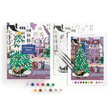 Joy Laforme Christmas Square: A Paint By Number Kit