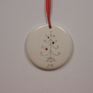 Joy Ornament by Beth Mueller
