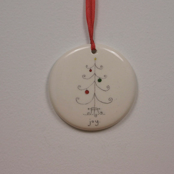 Joy Ornament by Beth Mueller