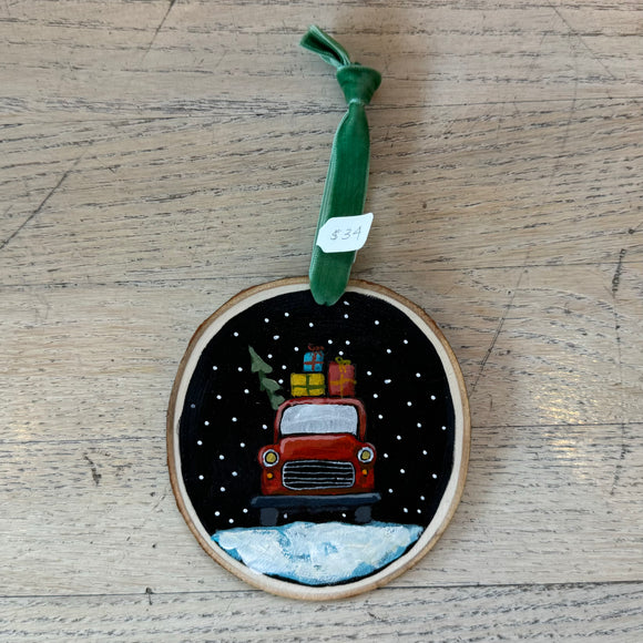 Truck Ornament by David Hinds