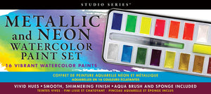 Neon Watercolor Paint Set