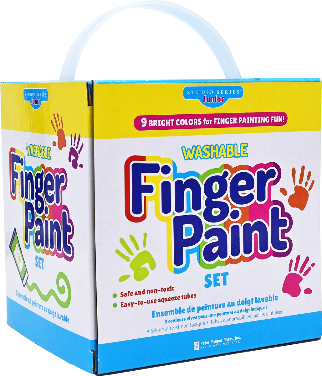 Junior Washable Finger Paint Set – Outside the Lines Art Gallery