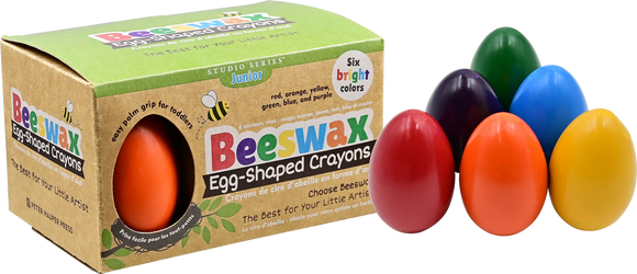 Beeswax Egg-Shaped Crayons